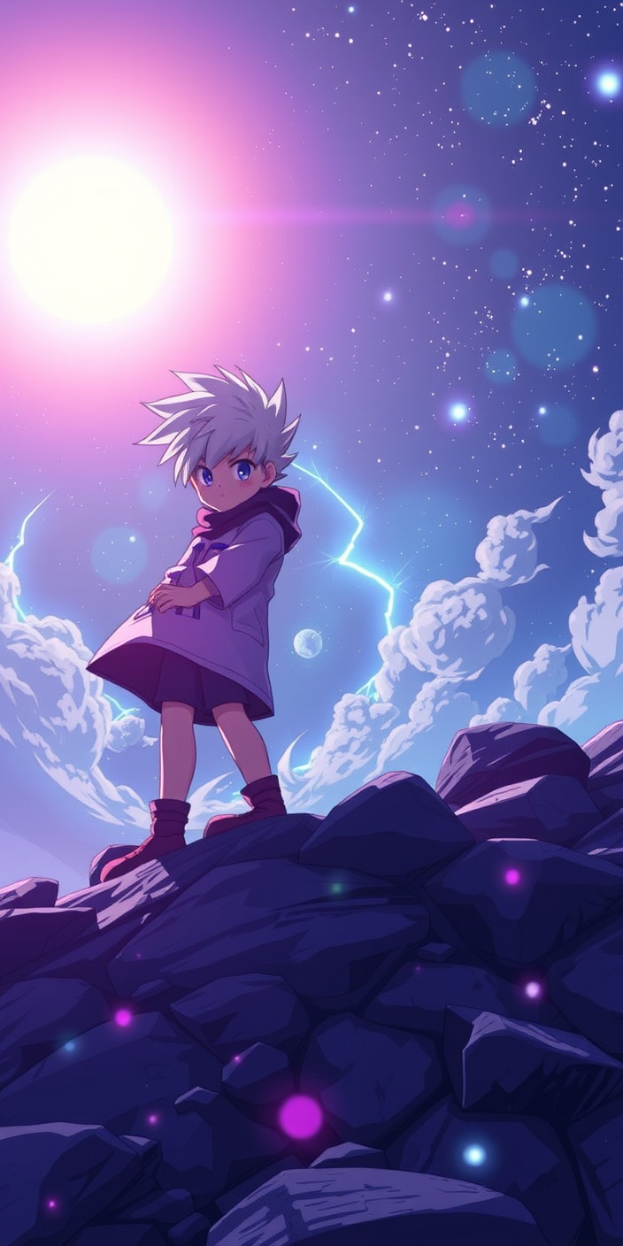 Killua godspeed 2 Phone Wallpaper