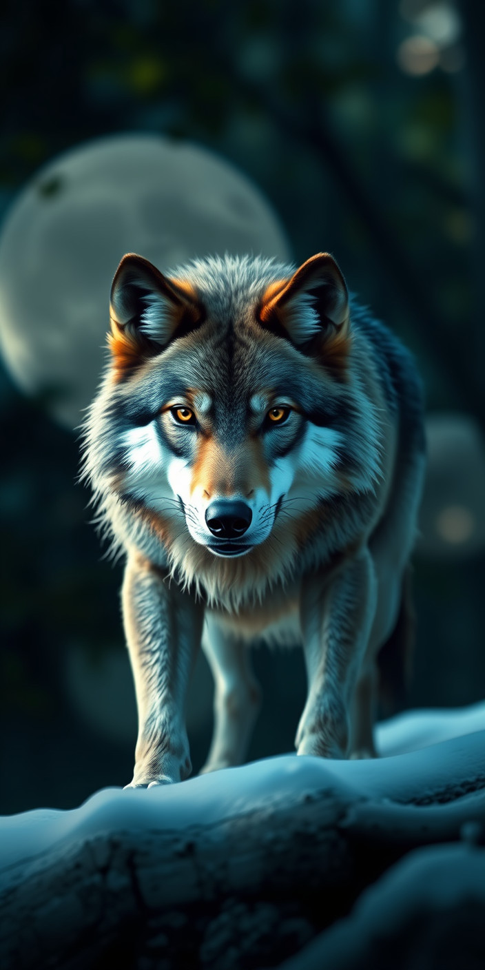 Wolf 4 Phone Wallpaper