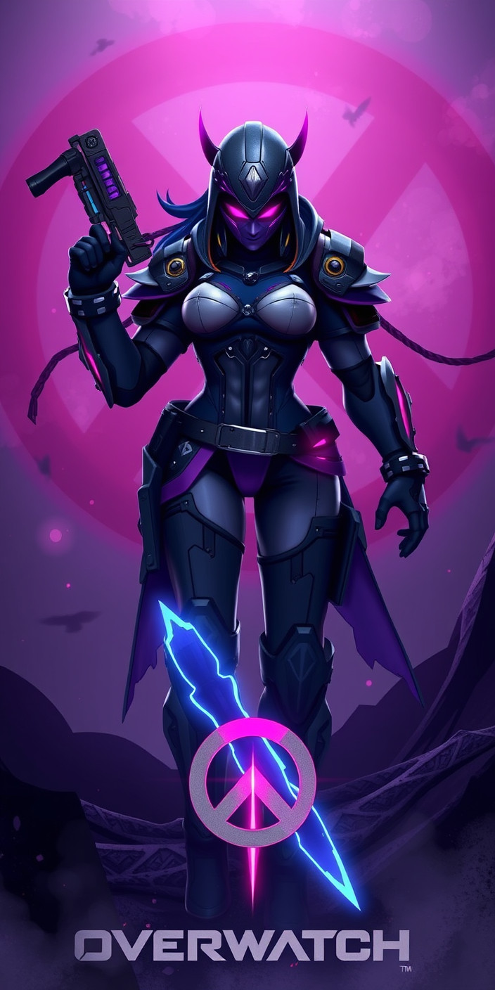 Overwatch  widowmaker 6 Phone Wallpaper