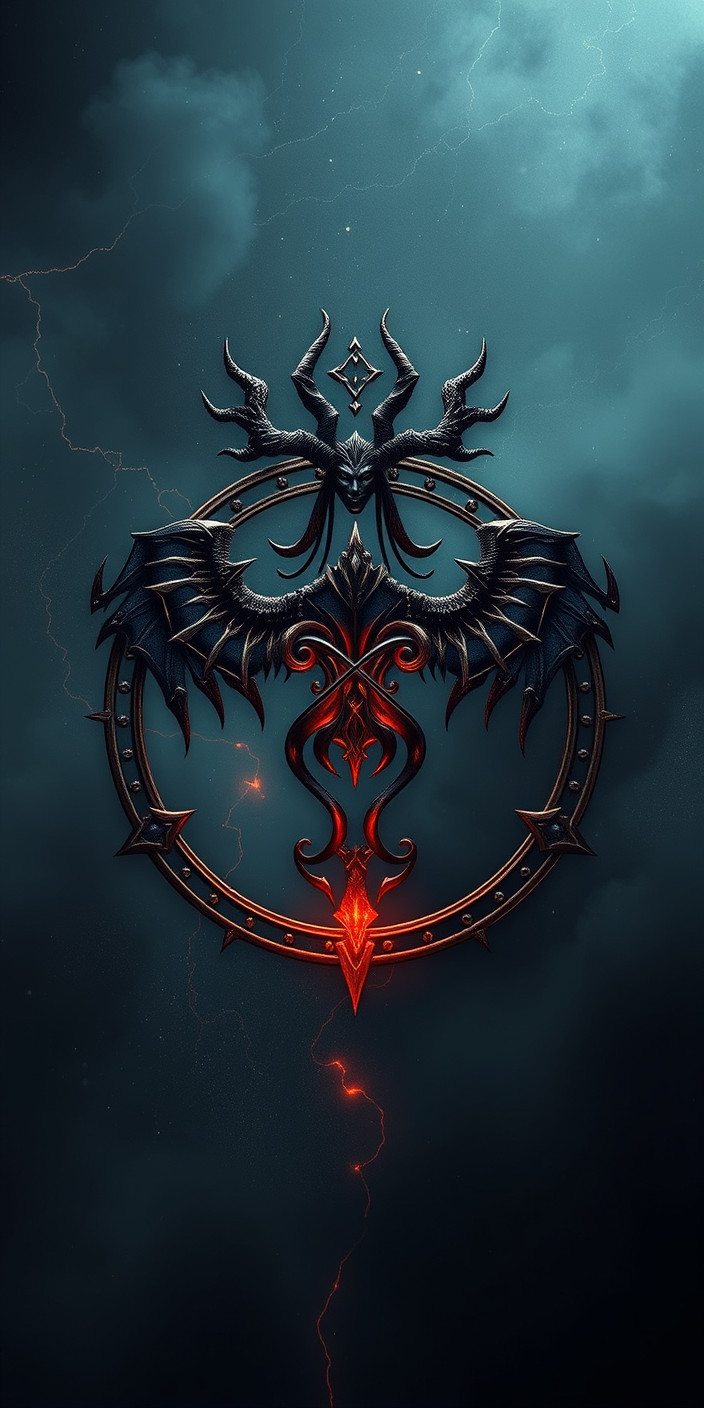 Sigil of lucifer 6 Phone Wallpaper