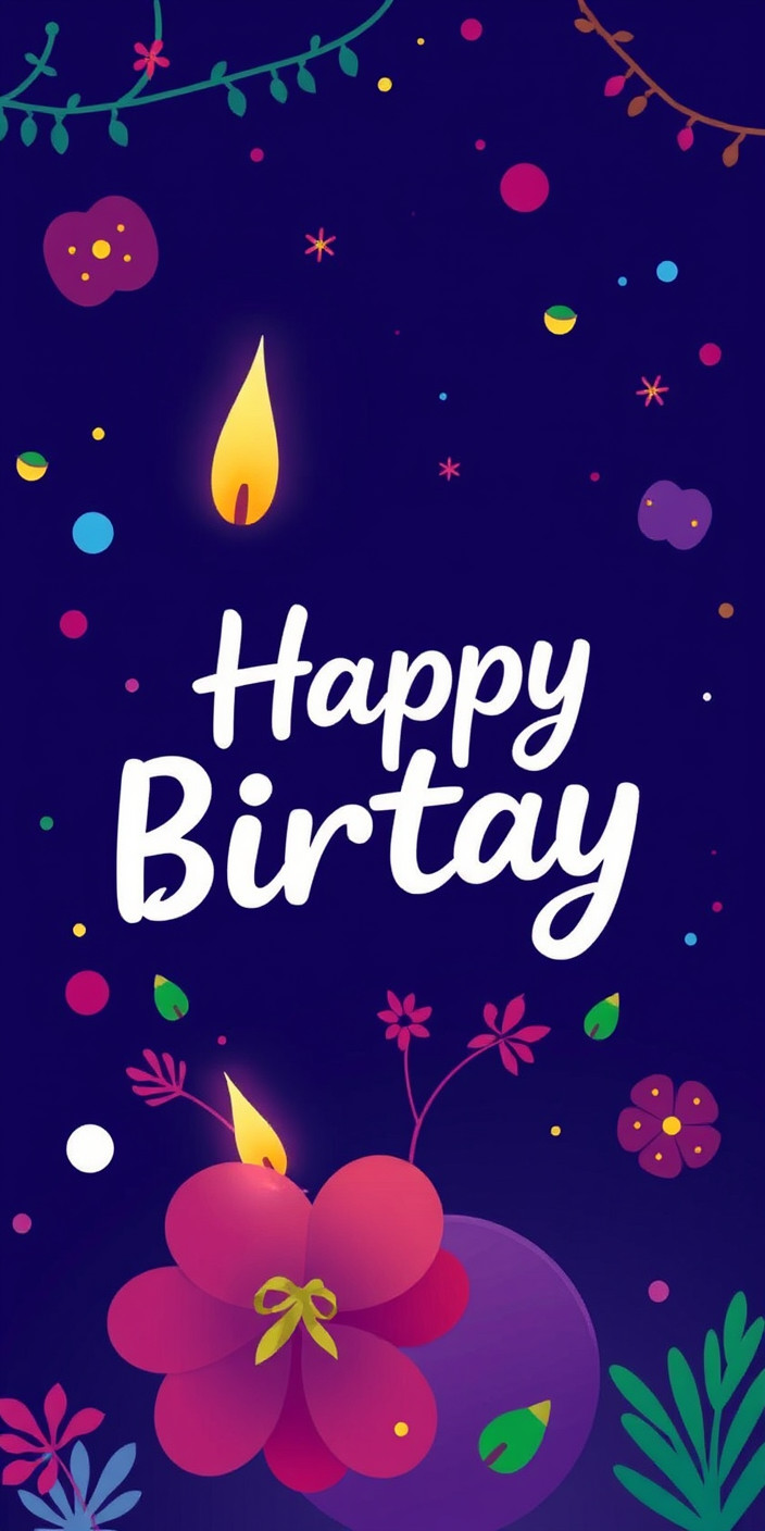 Happy birtay free 3 Phone Wallpaper