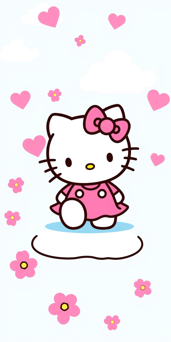 Hello kitty  for android 6 Phone Wallpaper