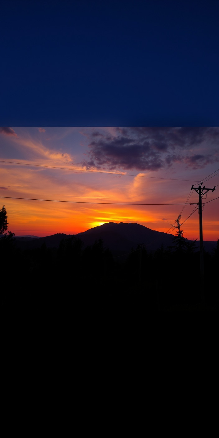 Sunset 5 Phone Wallpaper