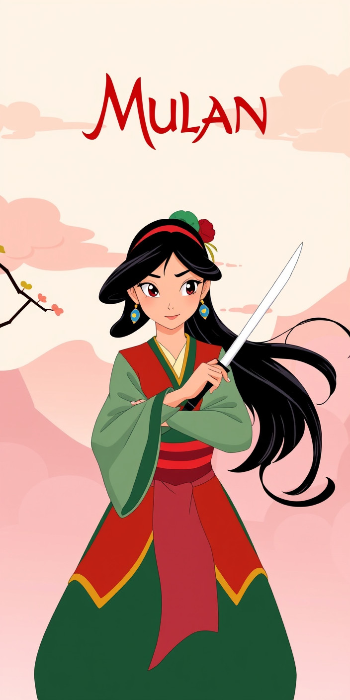 Mulan 3 Phone Wallpaper