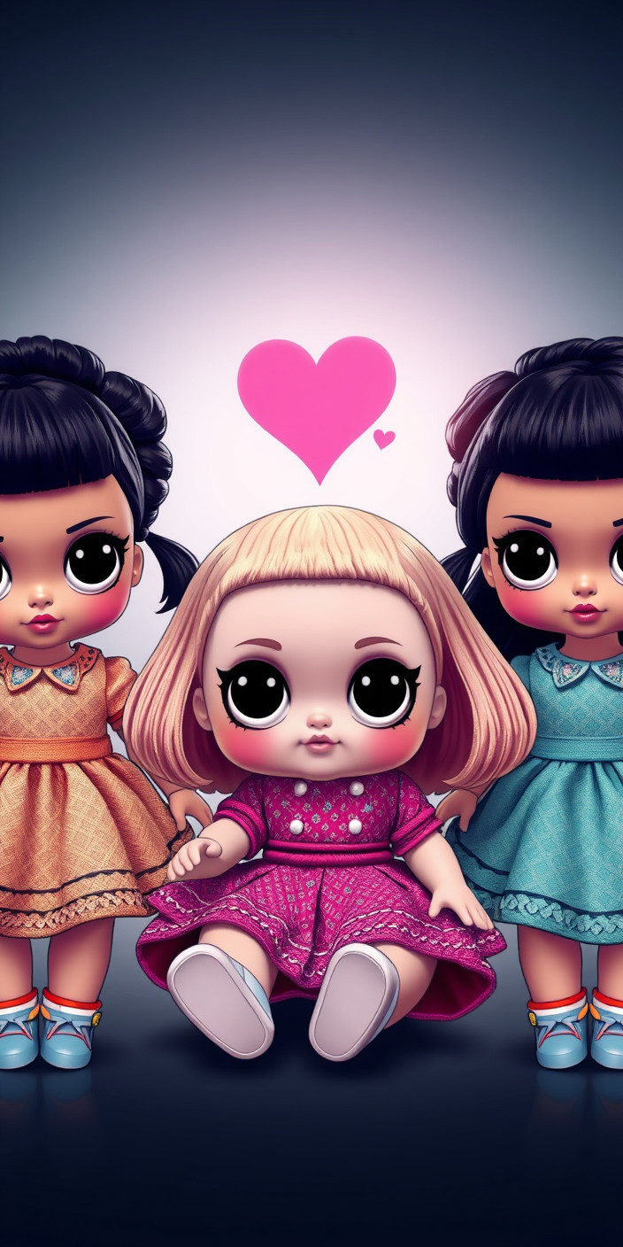 Lol dolls 6 Phone Wallpaper