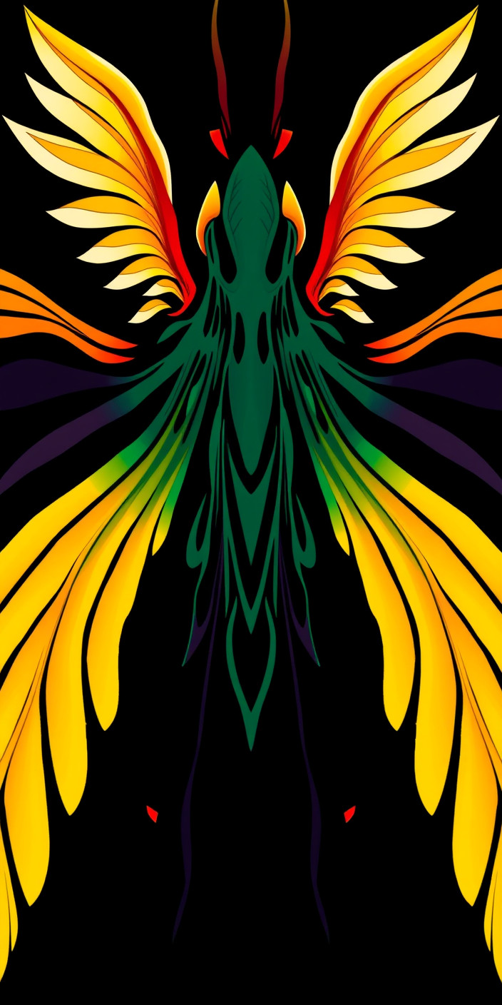Black background 12 Phone Wallpaper