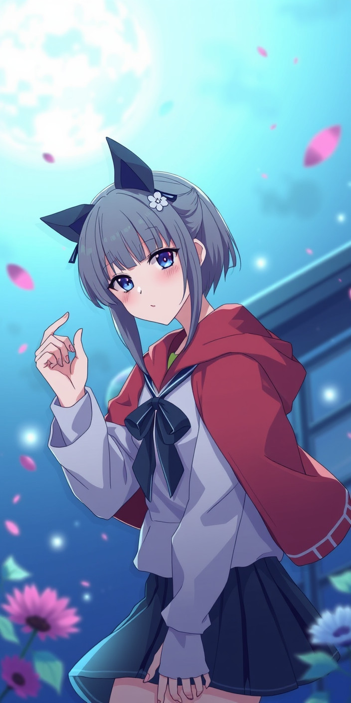 Anime girl 2 Phone Wallpaper