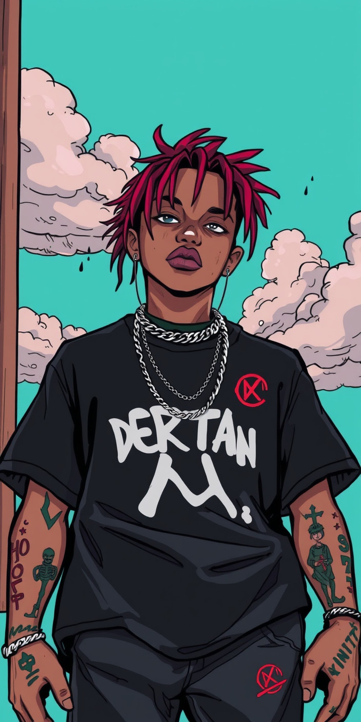 Cool xxxtentacion 1 Phone Wallpaper