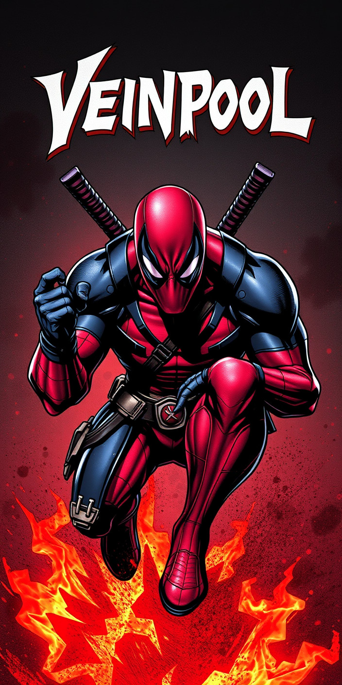 Venompool 9 Phone Wallpaper