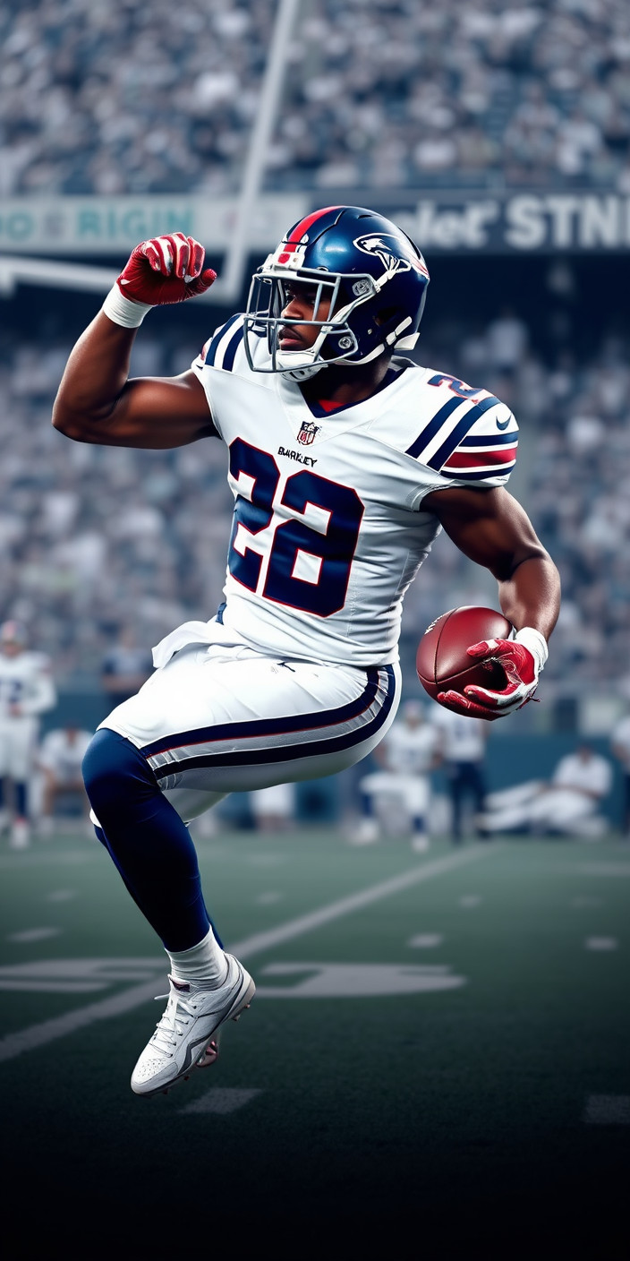 Saquon barkley 8 Phone Wallpaper