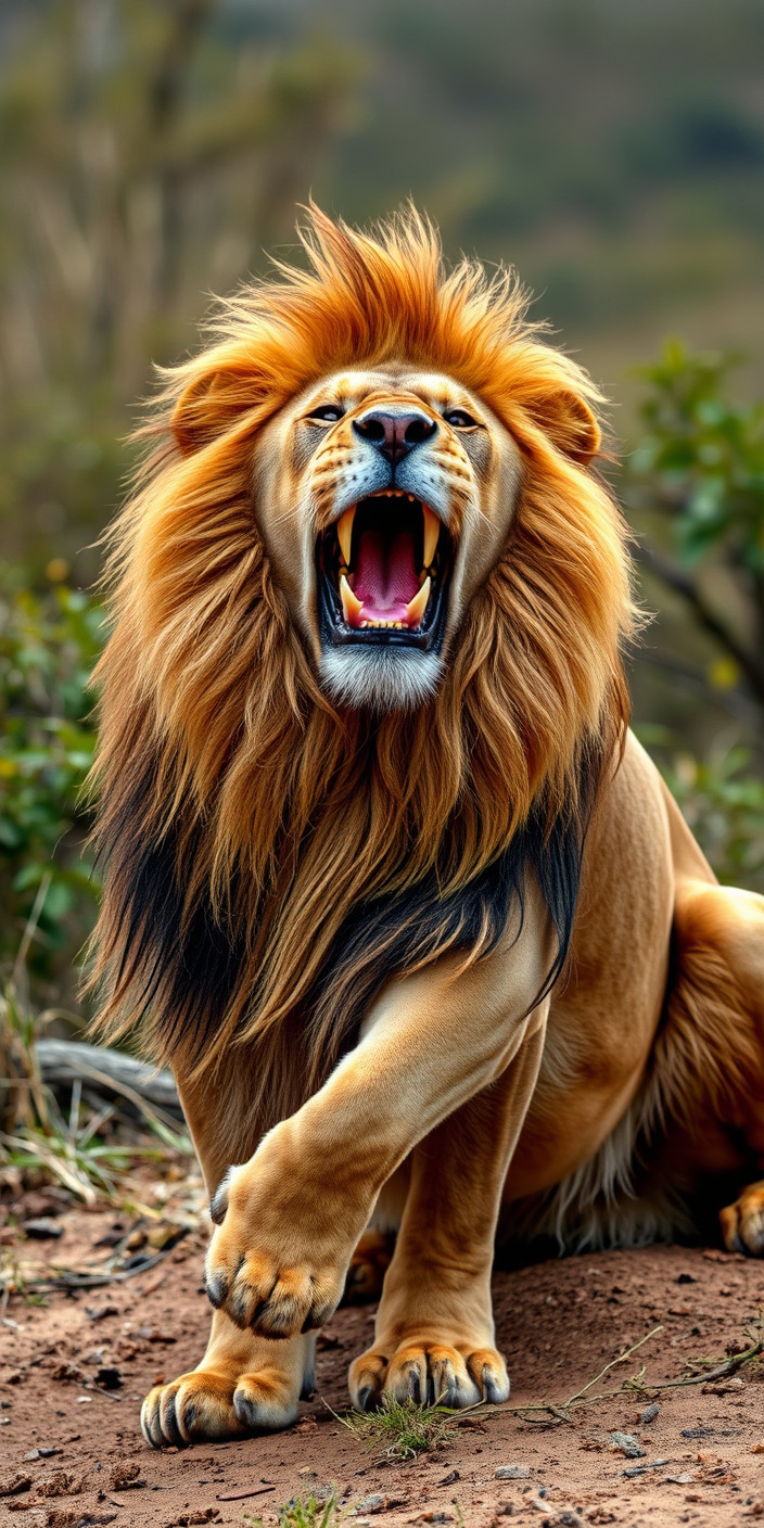 Lion 7 Phone Wallpaper