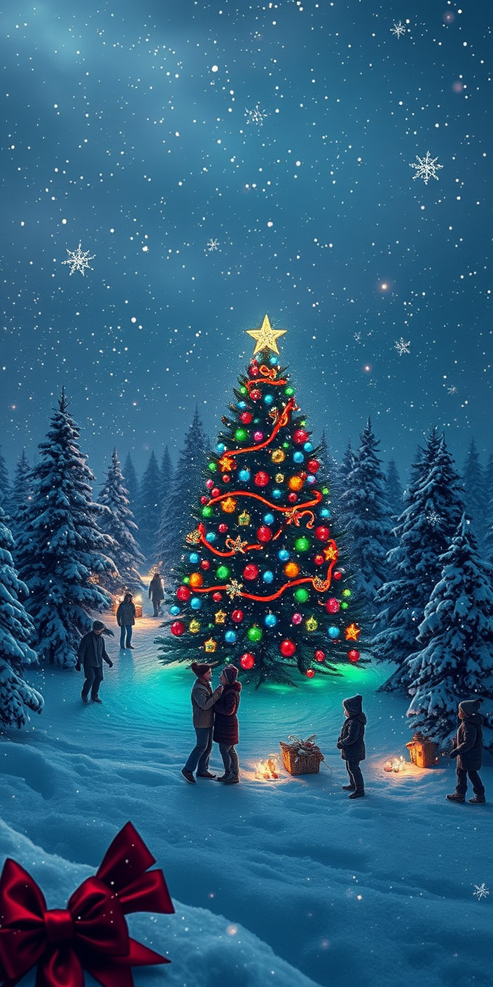 Live christmas  i 12 Phone Wallpaper