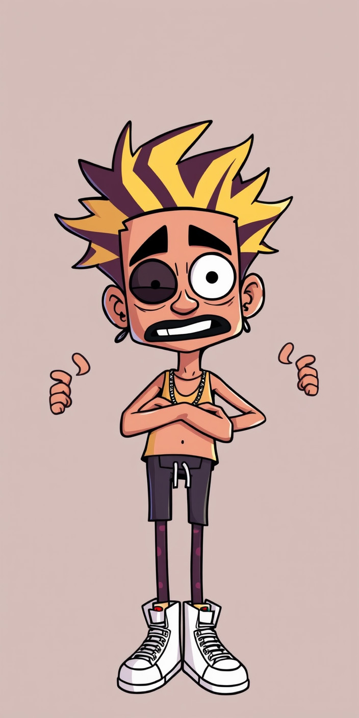 Lil pump cartoon 2 Phone Wallpaper