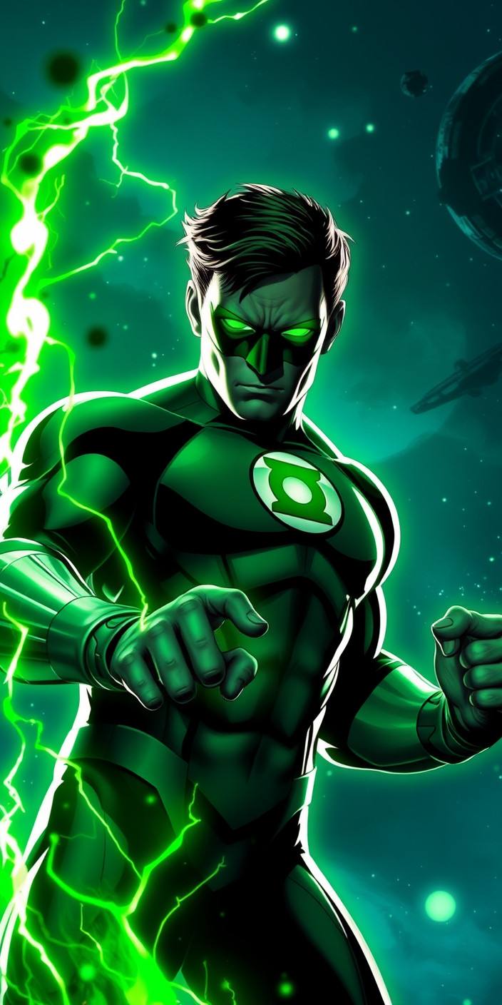 Green lantern 10 Phone Wallpaper