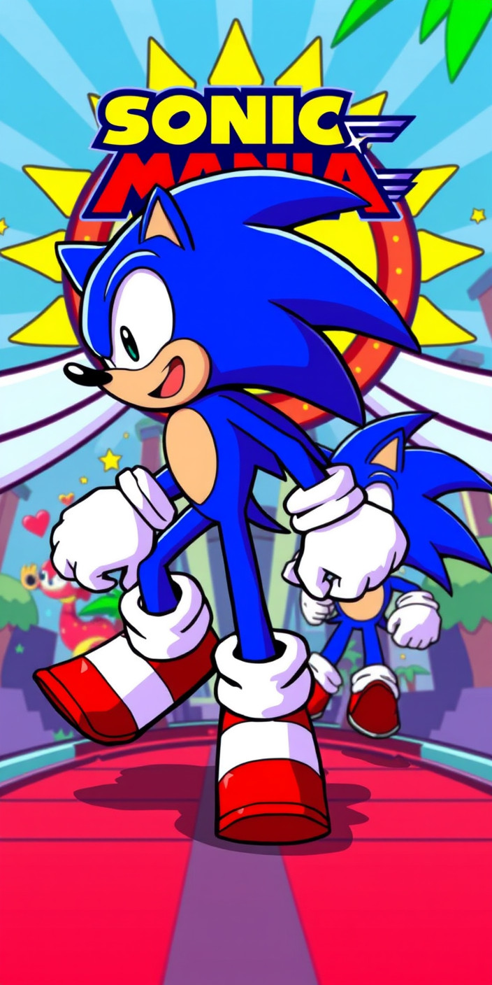 Sonic mania 7 Phone Wallpaper