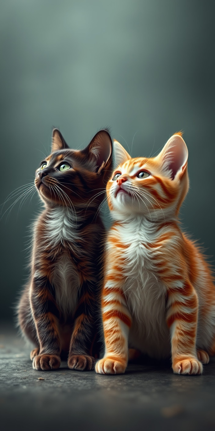 Cute cats 7 Phone Wallpaper