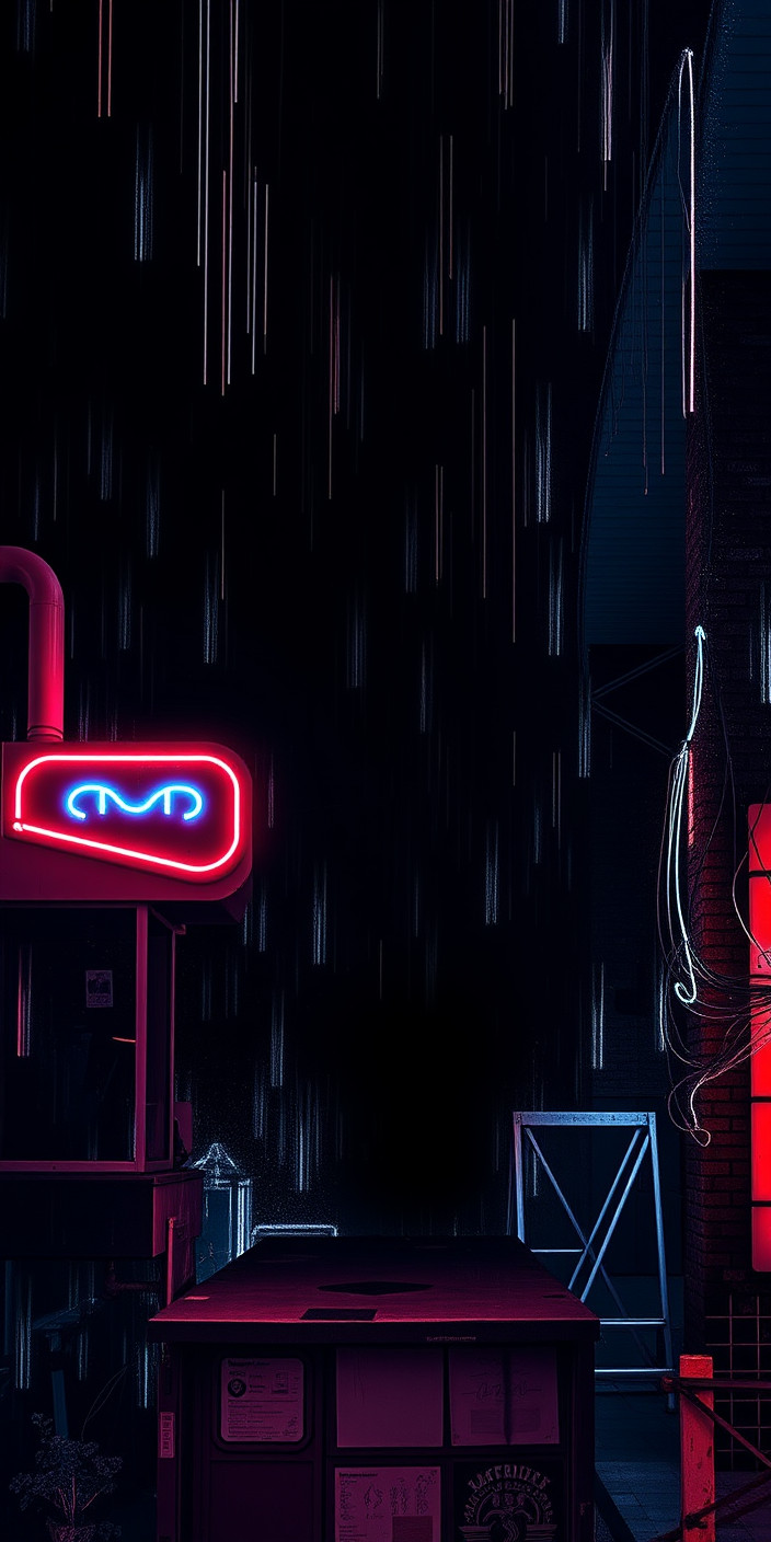 Neon 5 Phone Wallpaper