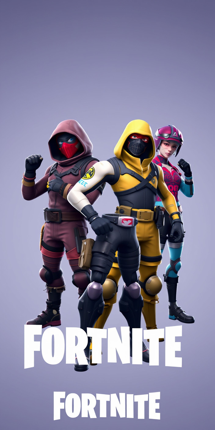 Fortnite skins 4 Phone Wallpaper
