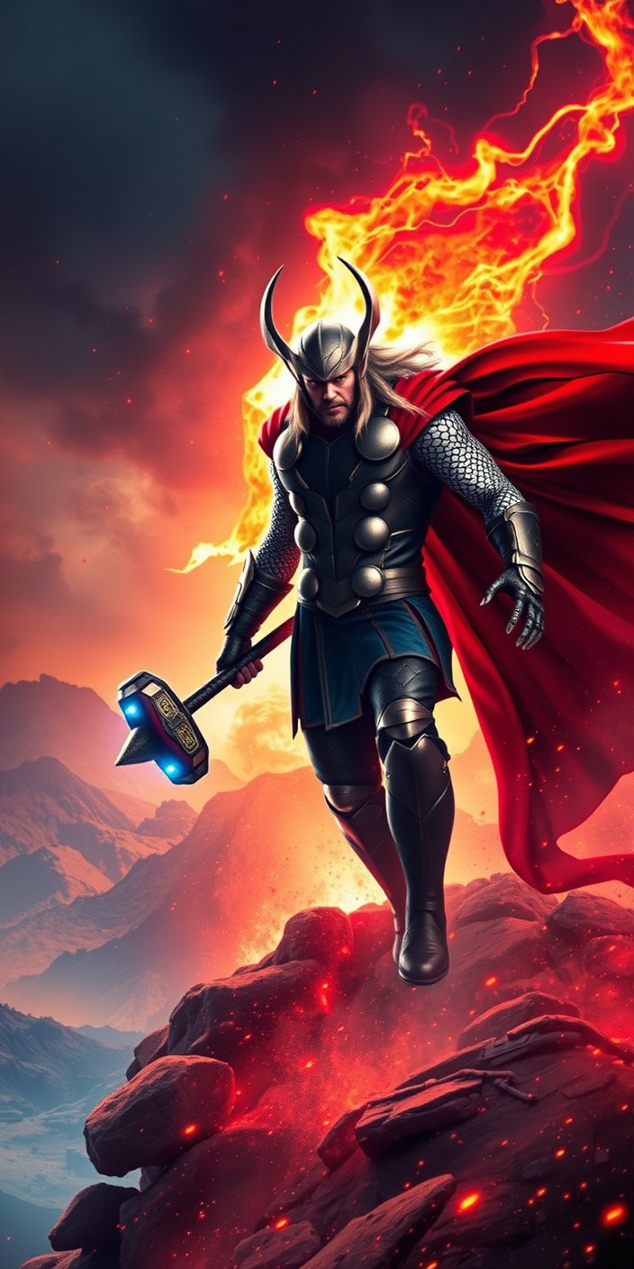 Thor ragnarok 7 Phone Wallpaper