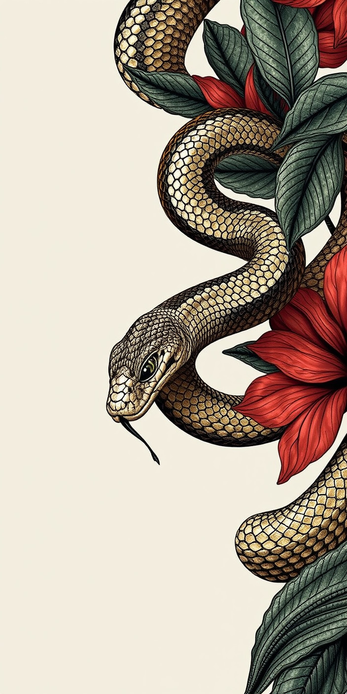 Gucci snake 2 Phone Wallpaper