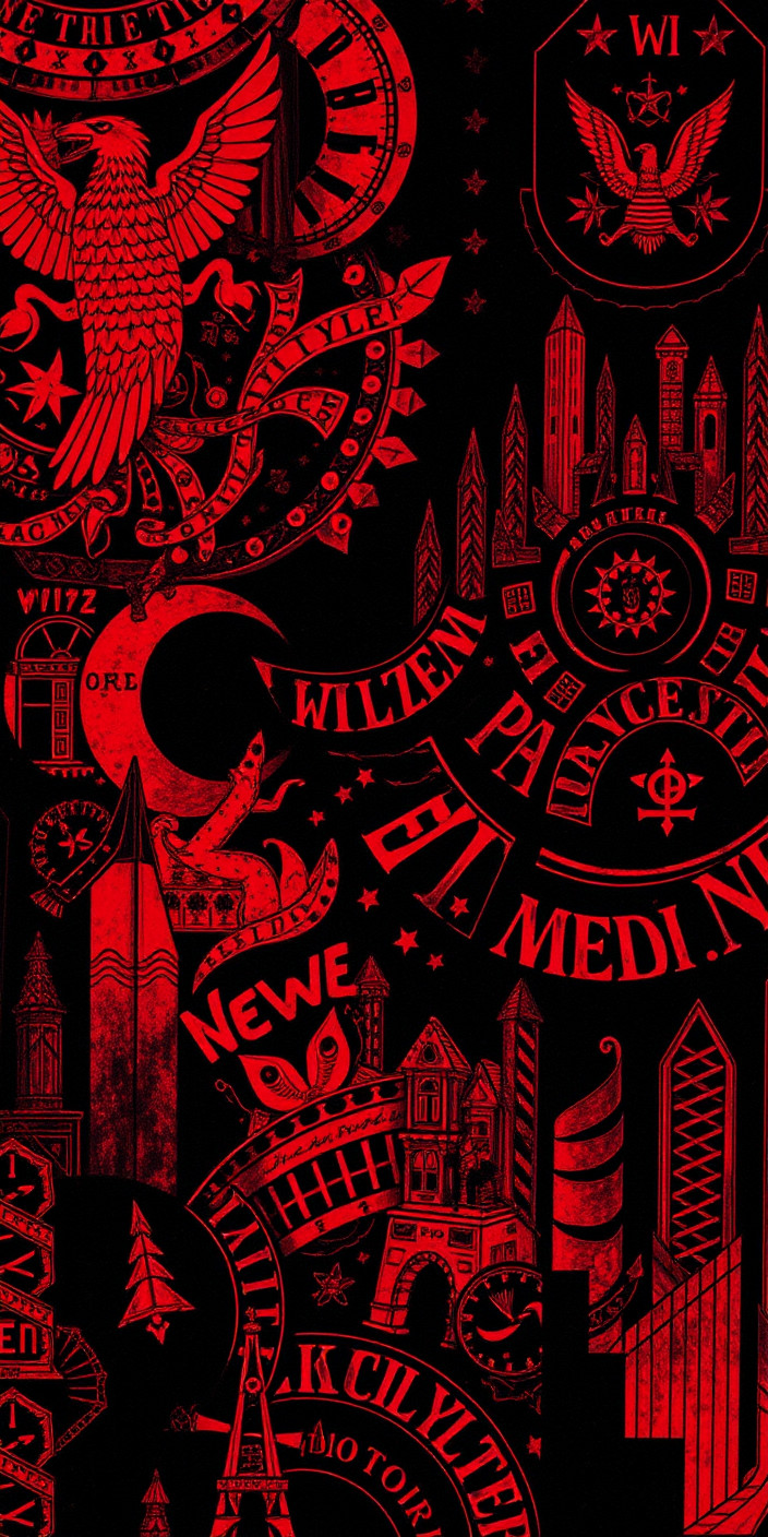 Black and red 10 Phone Wallpaper