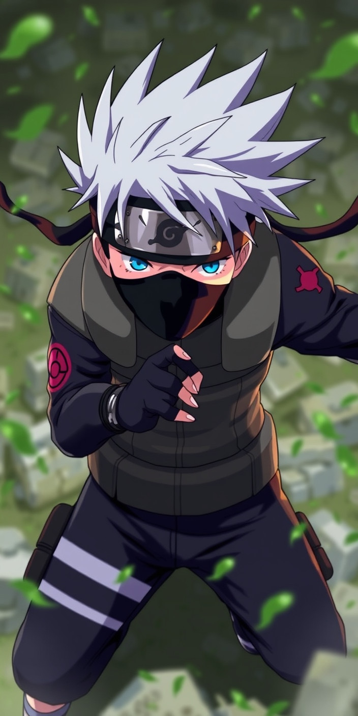 Kakashi 4k 3 Phone Wallpaper