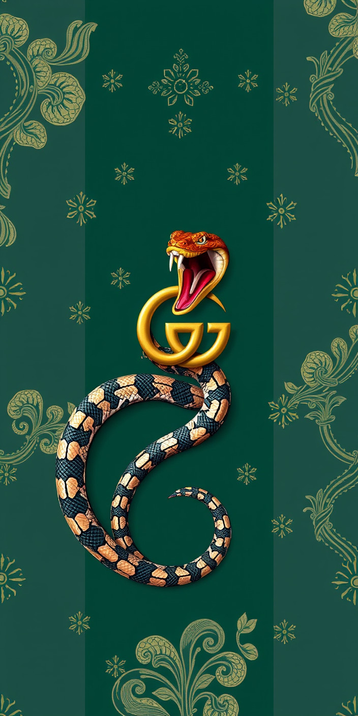 Gucci snake 10 Phone Wallpaper