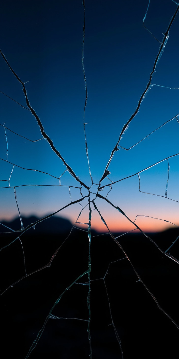Cracked screen 3 Phone Wallpaper