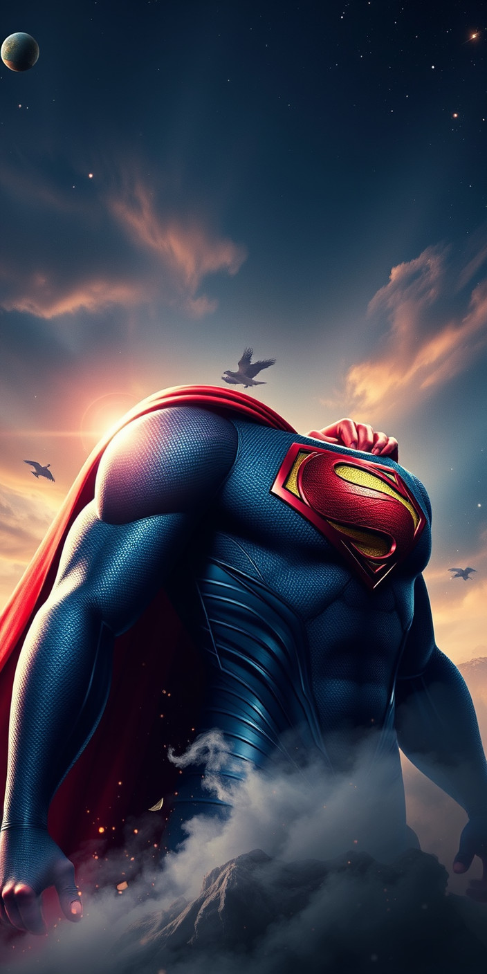 Superman 7 Phone Wallpaper