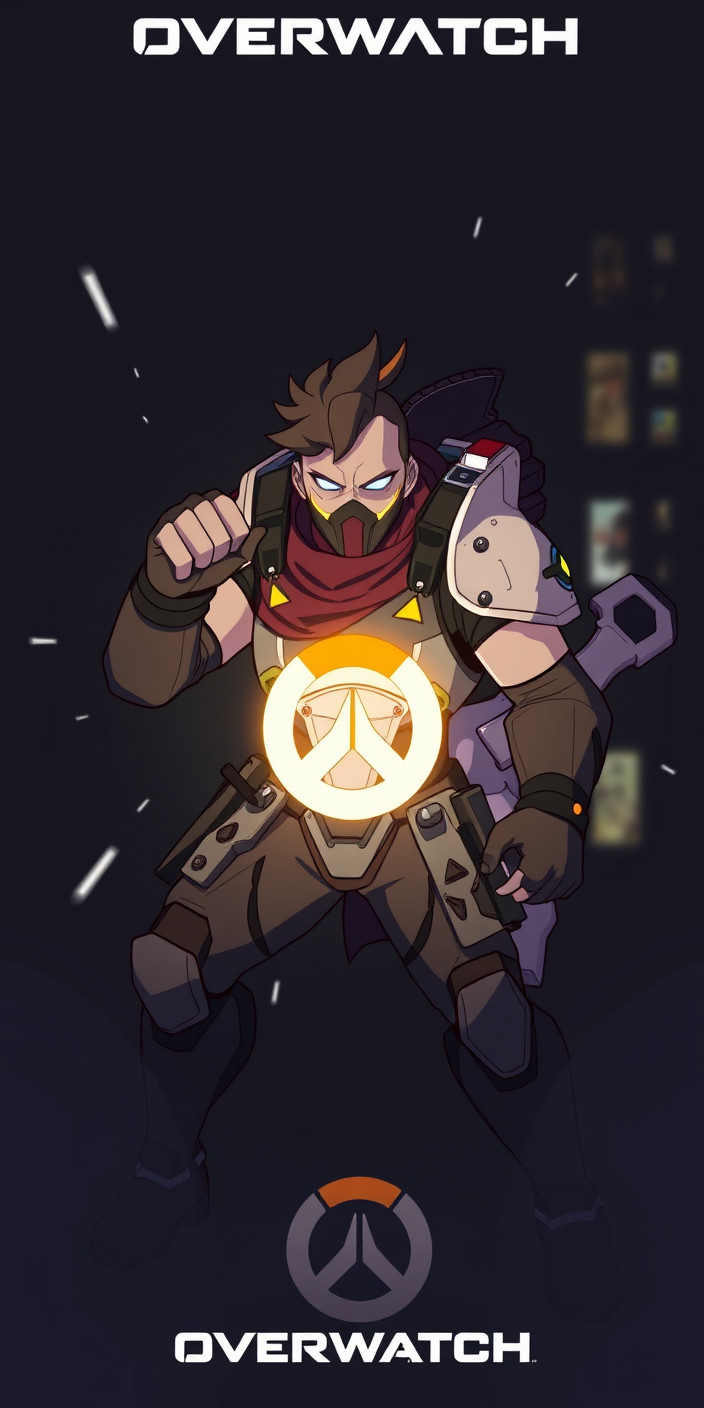 Overwatch anime 12 Phone Wallpaper