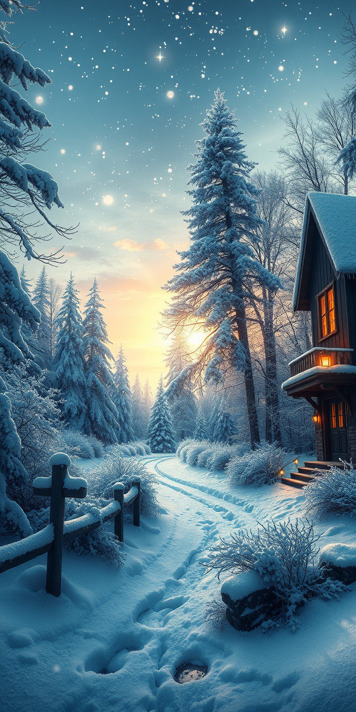 Winter wonderland 6 Phone Wallpaper