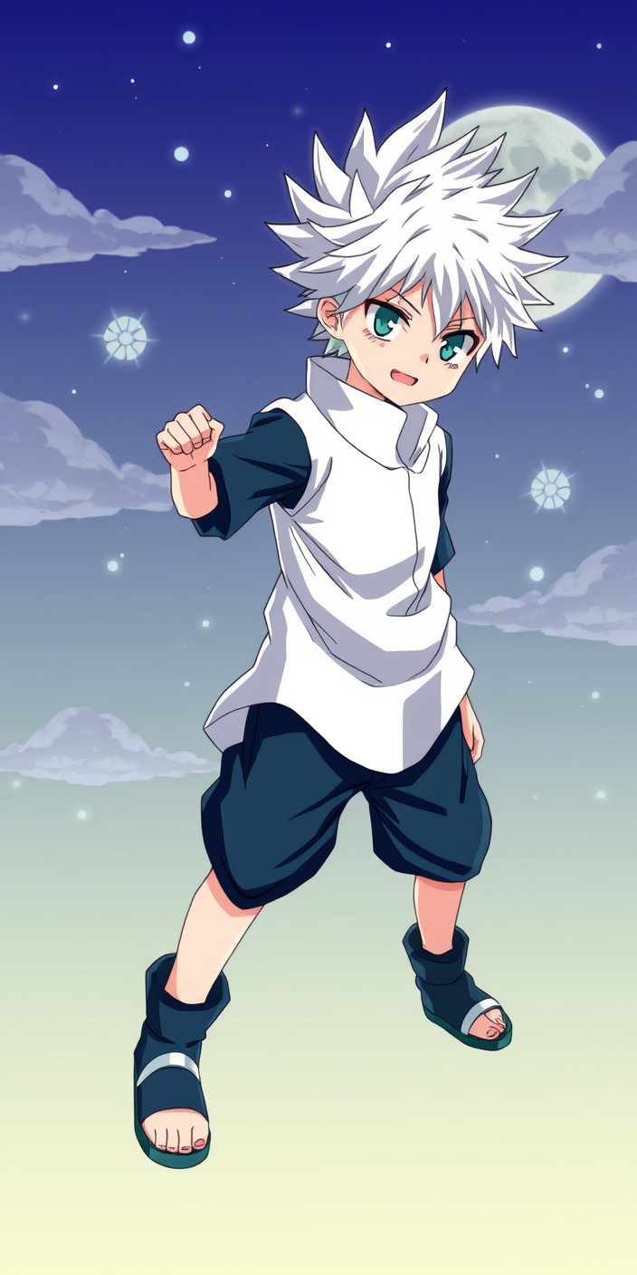 Killua 1 Phone Wallpaper