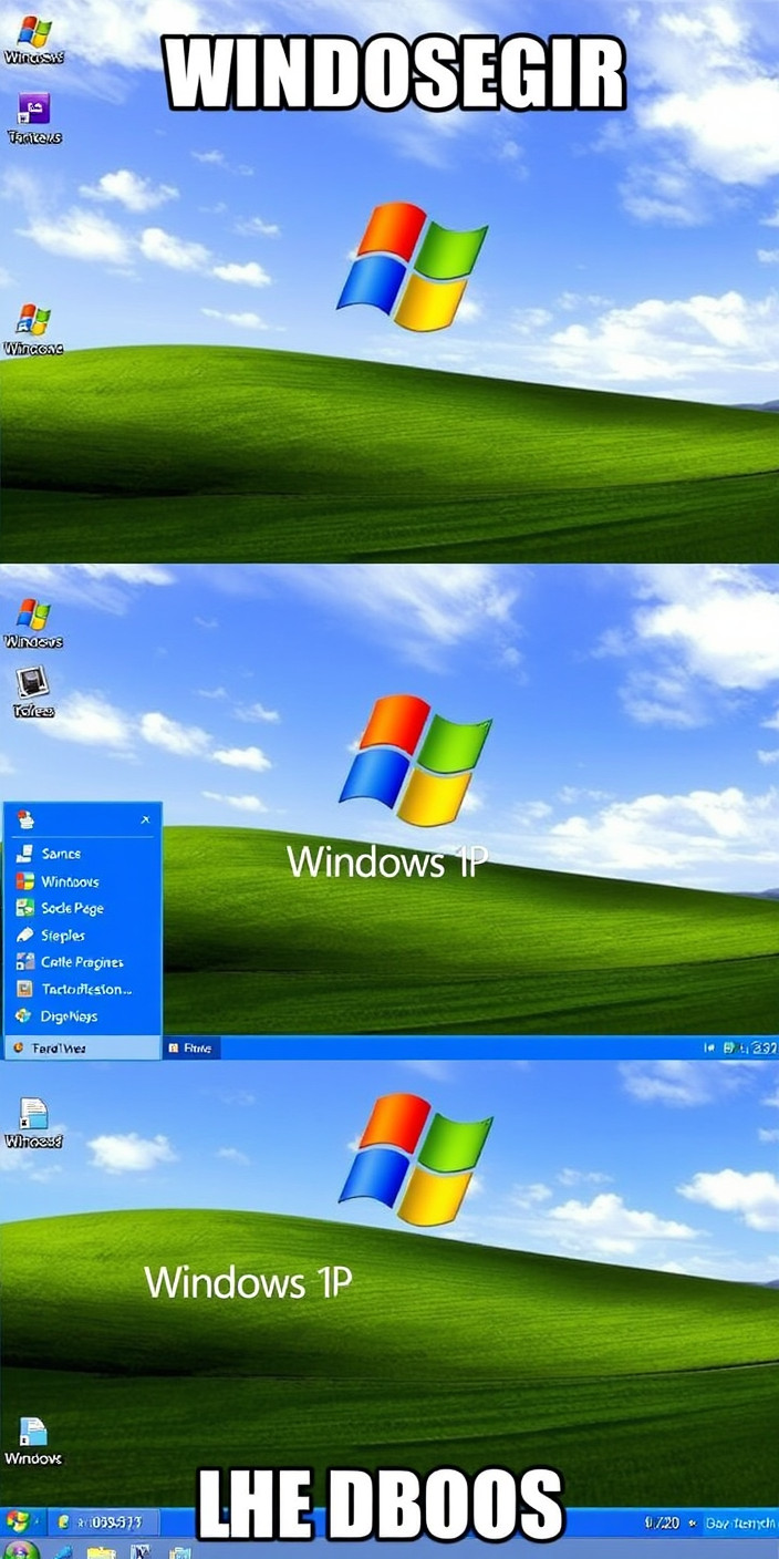 Windows xp  meme 12 Phone Wallpaper