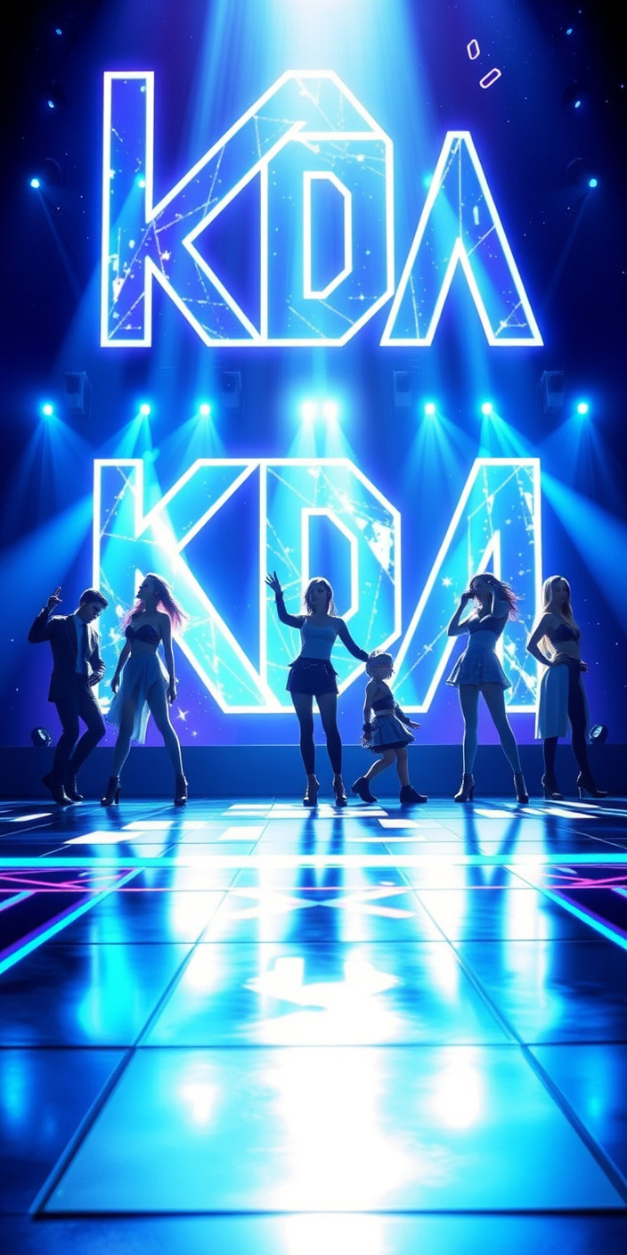Kda pop stars 11 Phone Wallpaper