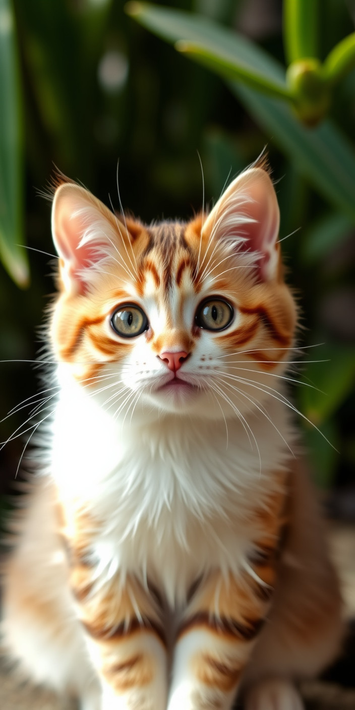 Cute cat 3 Phone Wallpaper