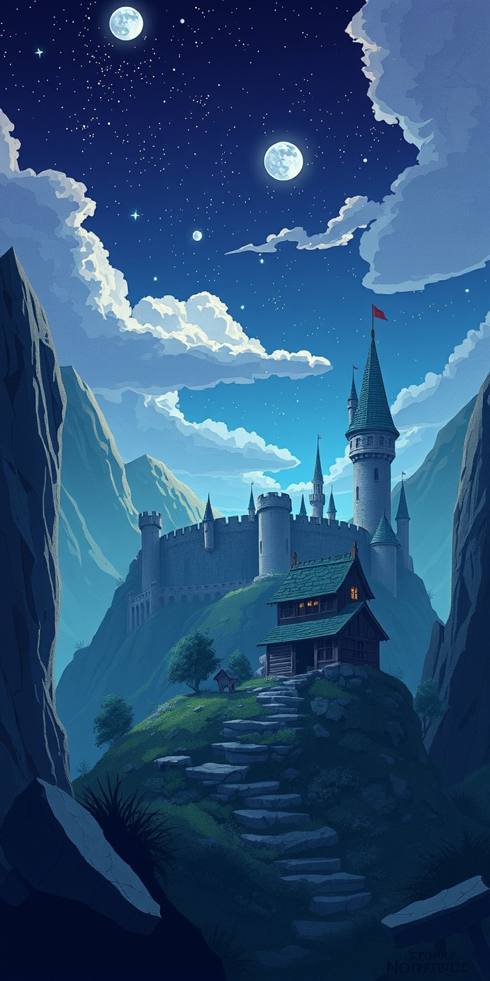 Howls moving castle 1 Phone Wallpaper