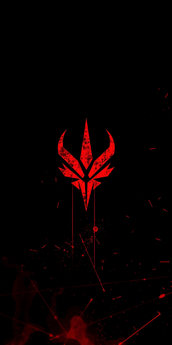 Black and red gaming 5 Phone Wallpaper