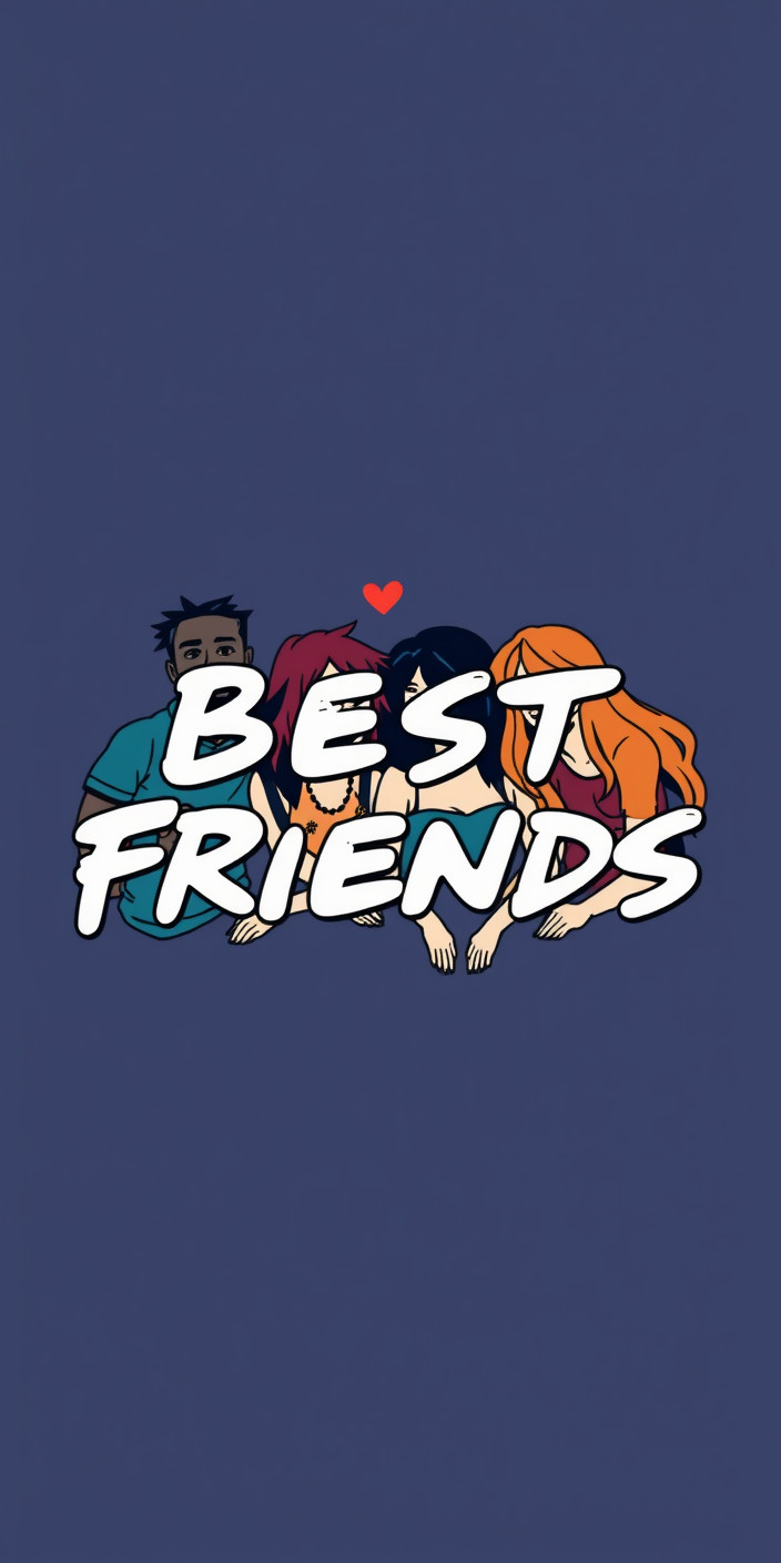 Best friends 4 Phone Wallpaper