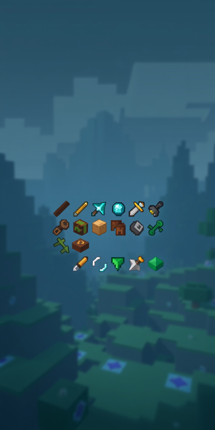 Minecraft inventory 2 Phone Wallpaper