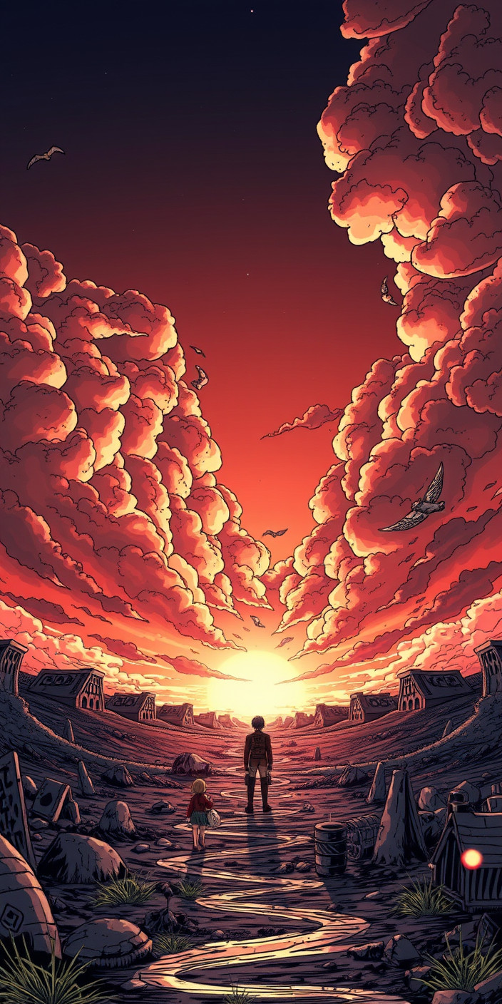 Attack on titan manga 8 Phone Wallpaper