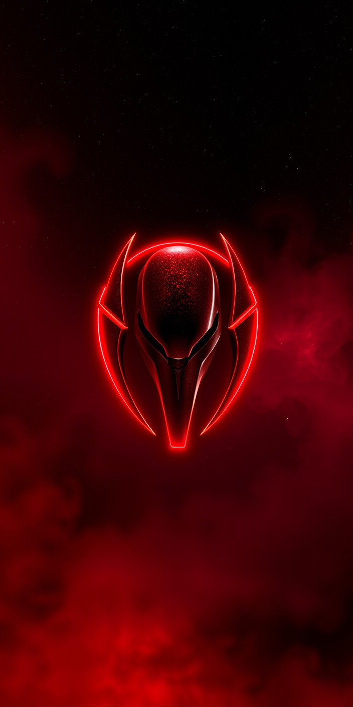 Alienware red 6 Phone Wallpaper