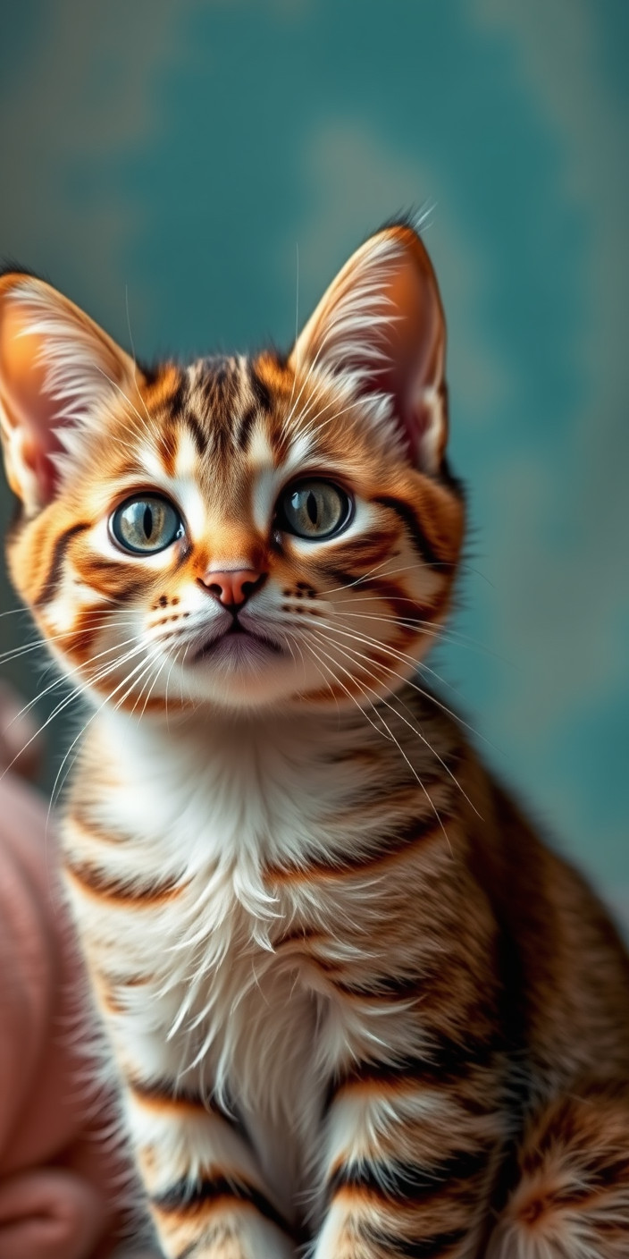 Cute cat 6 Phone Wallpaper