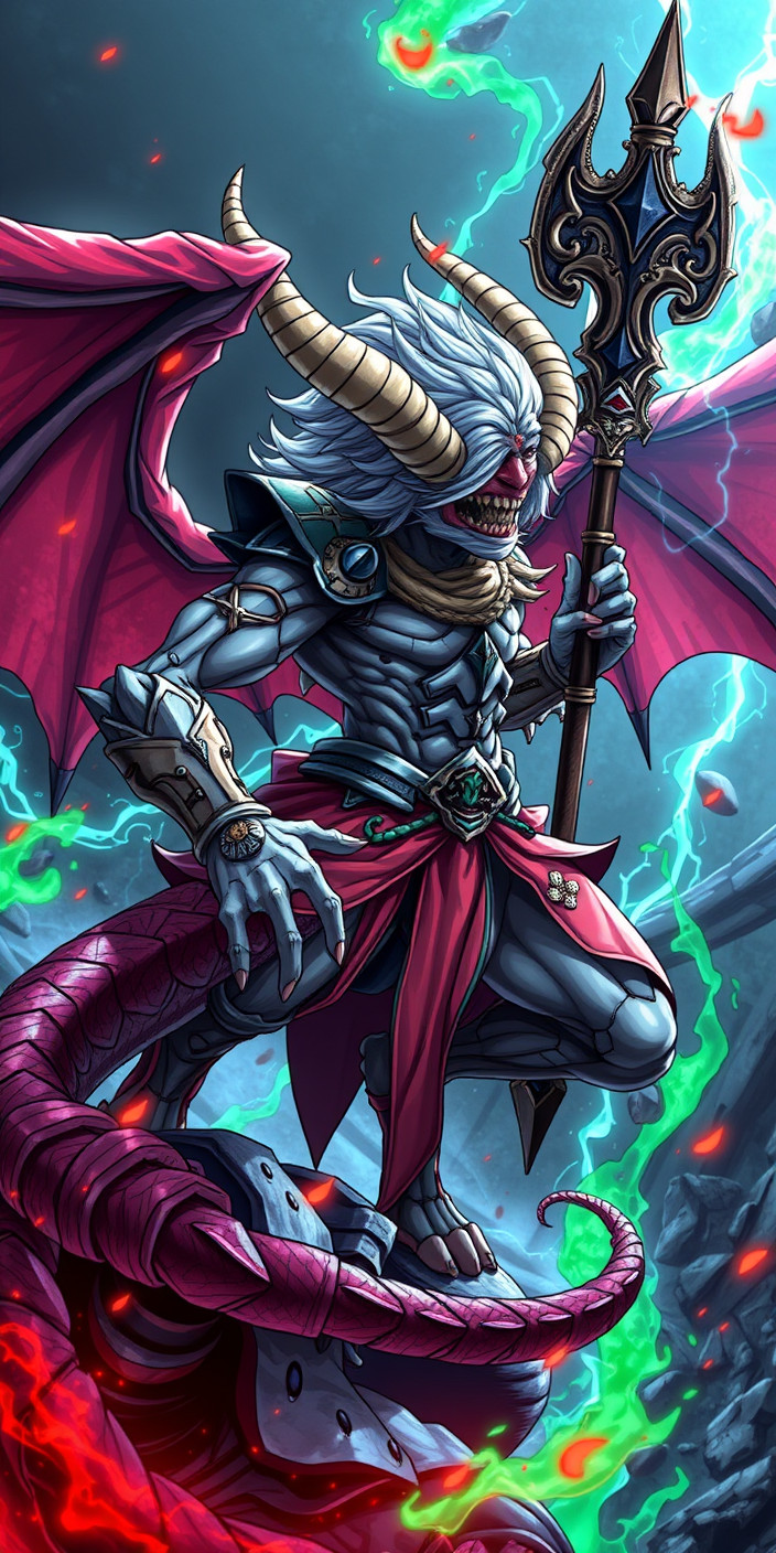Meliodas demon form 10 Phone Wallpaper