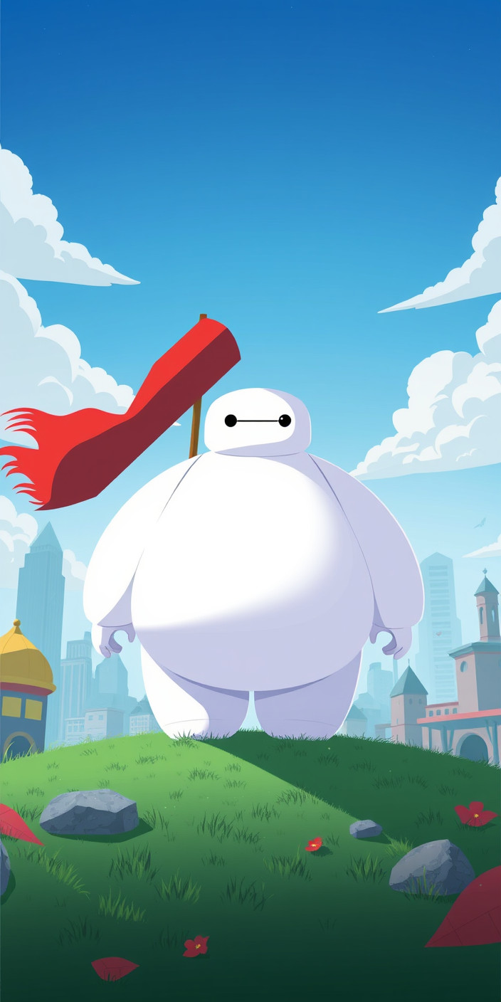 Baymax 6 Phone Wallpaper