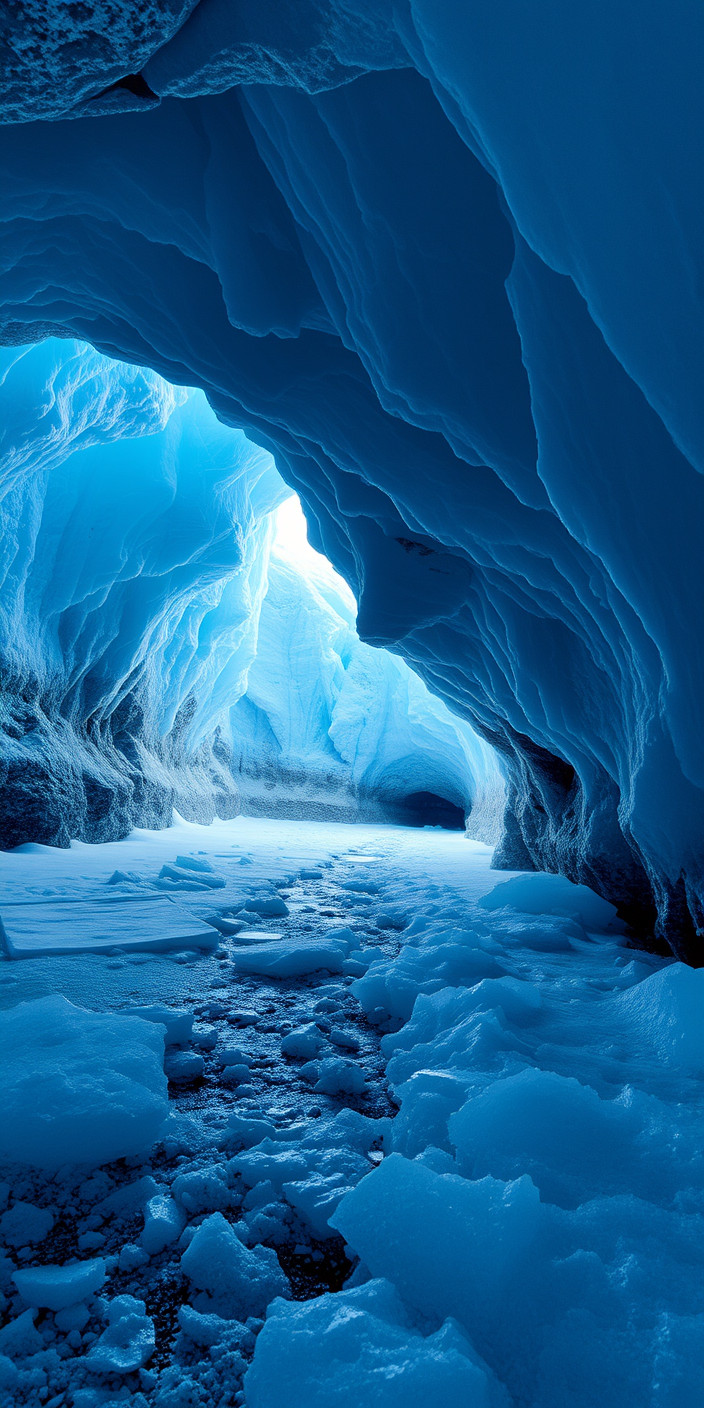 Ice cave 1 Phone Wallpaper
