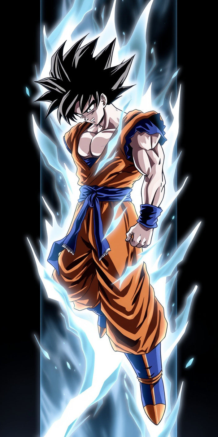 Ultra instinct goku 2 Phone Wallpaper