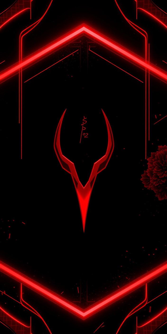 Black and red gaming 10 Phone Wallpaper