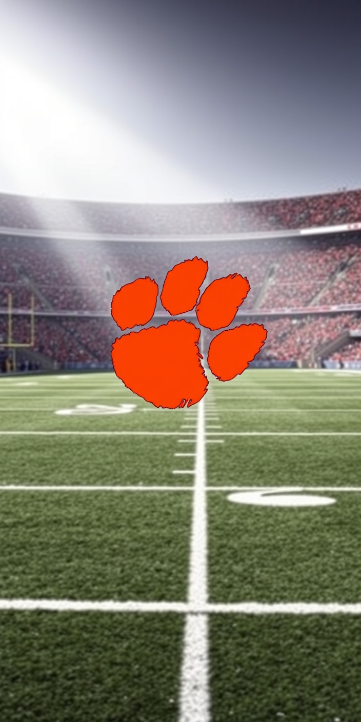 Clemson 3 Phone Wallpaper