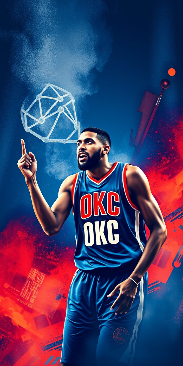 Paul george  okc 4 Phone Wallpaper