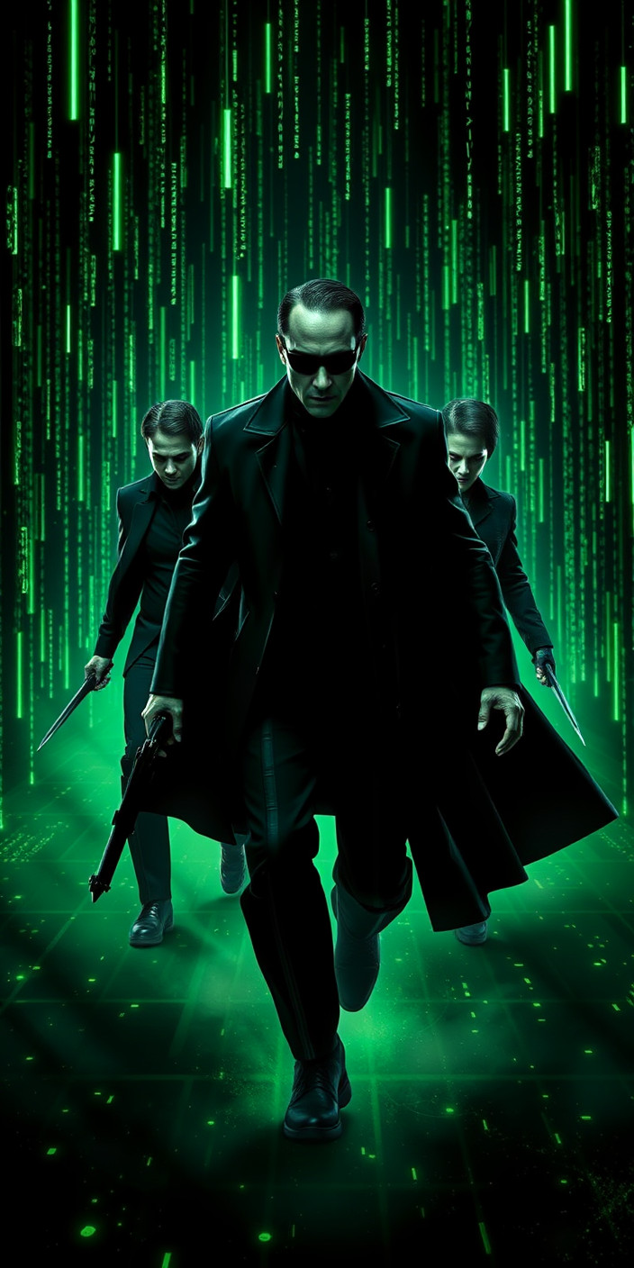 Matrix  4k 3 Phone Wallpaper